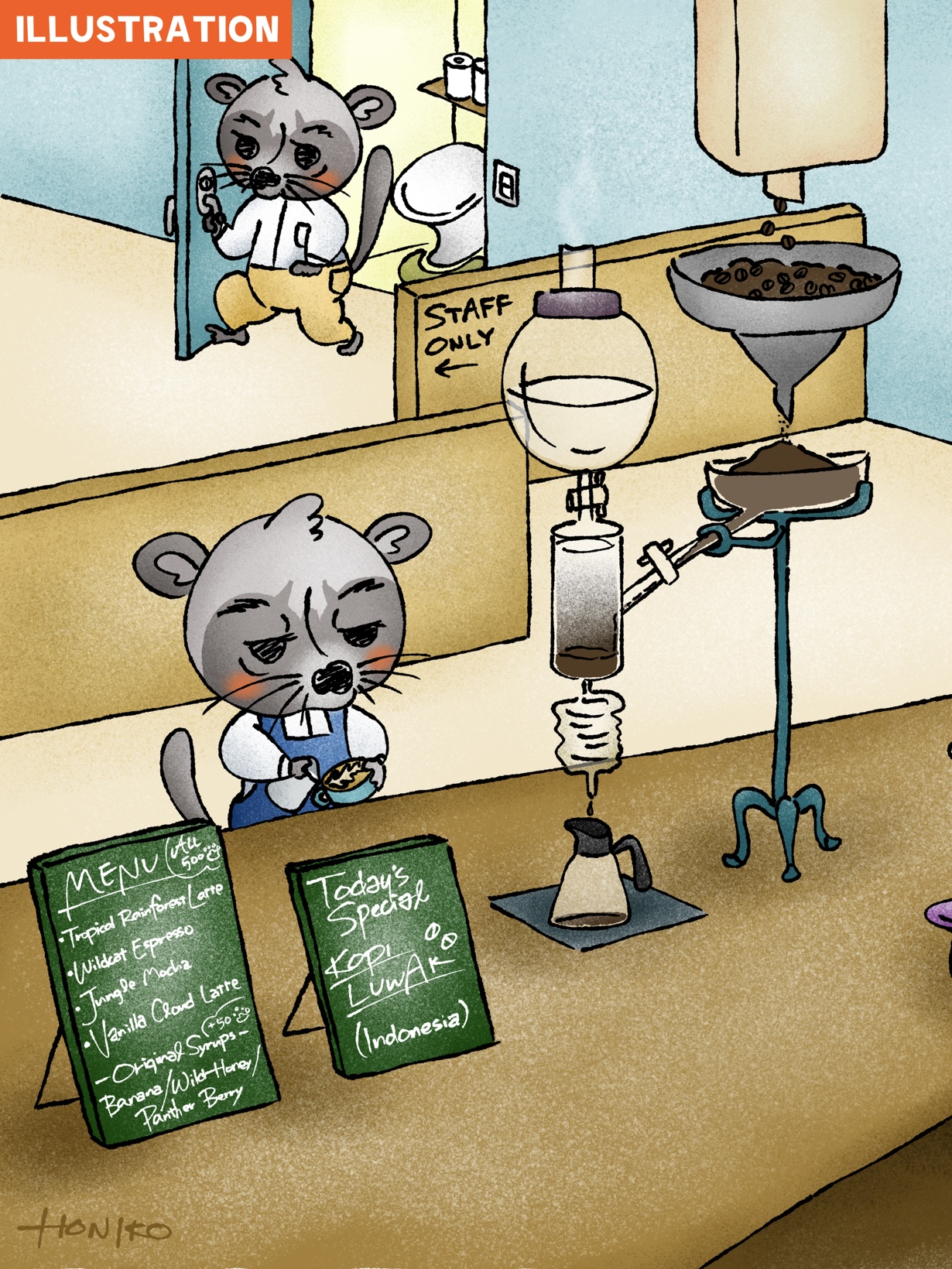 アニマル×LIFEイラスト